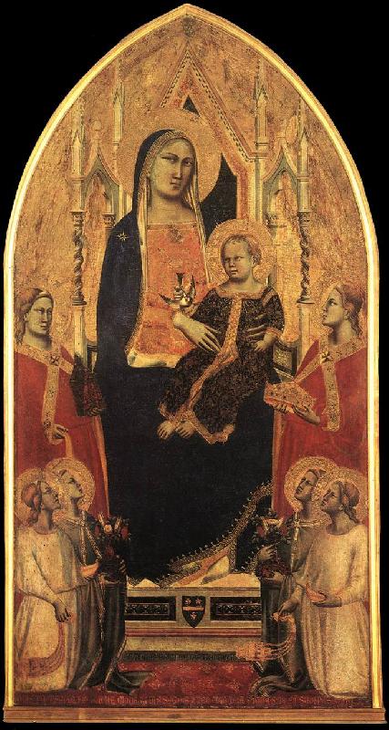  Madonna and Child Enthroned with Angels and Saints sd